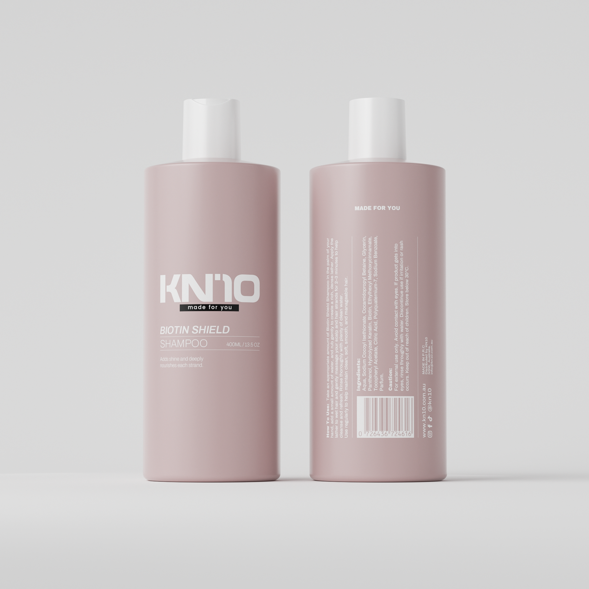 KN10 Biotin Shield Shampoo – 400ml